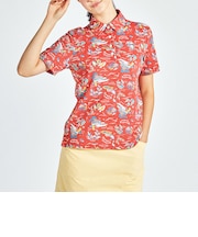 『SEASON COLLECTION』SUNSCREEN フィラシス鹿子リゾートプリント半袖シャツ