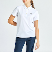 『SEASON COLLECTION』SUNSCREEN鹿の子 ペンギン刺繍 半袖ポロシャツ