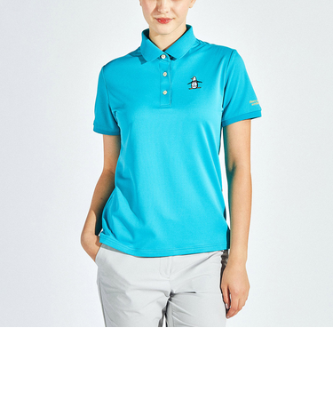 『SEASON COLLECTION』SUNSCREEN鹿の子 ペンギン刺繍 半袖ポロシャツ