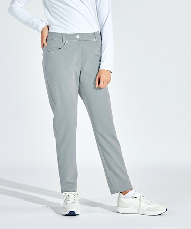 『SEASON COLLECTION』360°Series 先染めギンガムチェックパンツ　9分丈