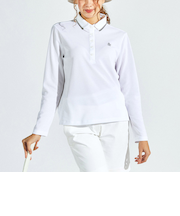 『STANDARD COLLECTION』SUNSCREEN フィラシス鹿子長袖ポロシャツ