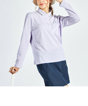 『STANDARD COLLECTION』SUNSCREEN フィラシス鹿子長袖ポロシャツ