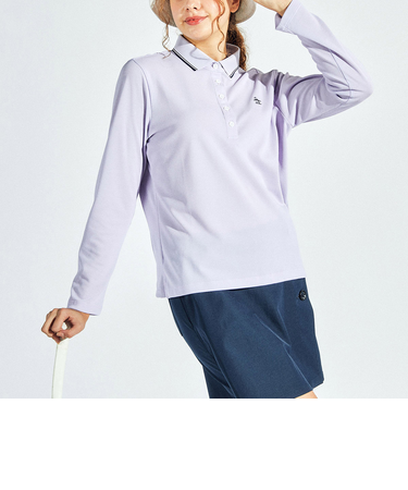 『STANDARD COLLECTION』SUNSCREEN フィラシス鹿子長袖ポロシャツ