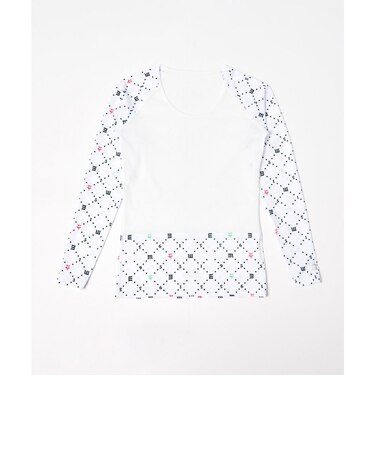 マンシングウェア MUNSINGWEAR 飛びプリントインナーシャツ 【交換・返品不可】