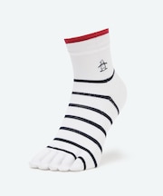 ショート丈5本指ソックス