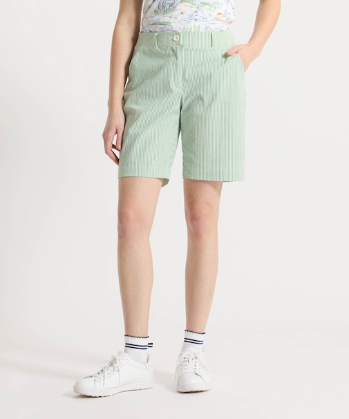 マンシングウェア MUNSINGWEAR ストレッチシアサッカーハーフパンツ