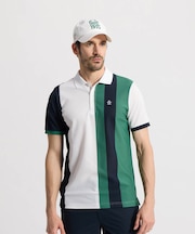 マンシングウェア MUNSINGWEAR マナード×Sunscreen NIR 先染めストライプ半袖シャツ