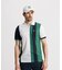 マンシングウェア MUNSINGWEAR マナード×Sunscreen NIR 先染めストライプ半袖シャツ