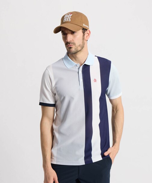 マンシングウェア MUNSINGWEAR マナード×Sunscreen NIR 先染めストライプ半袖シャツ
