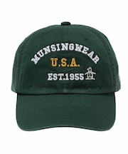 マンシングウェア MUNSINGWEAR コットンツイルロゴデザインベースボールキャップ