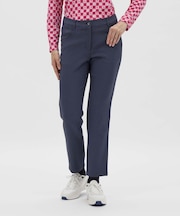 マンシングウェア MUNSINGWEAR ストレッチ千鳥チェック柄9分丈パンツ
