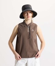 マンシングウェア MUNSINGWEAR 吸汗速乾ドットメッシュスキッパーノースリーブシャツ