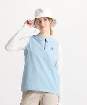 マンシングウェア MUNSINGWEAR 吸汗速乾ドットメッシュスキッパーノースリーブシャツ