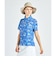 マンシングウェア MUNSINGWEAR Sunscreen NIR フィラシス鹿子リゾートプリント半袖シャツ