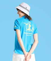 マンシングウェア MUNSINGWEAR Sunscreen NIR SOLOTEX鹿の子半袖シャツ