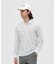 マンシングウェア MUNSINGWEAR ロゴ総柄プリント長袖ポロシャツ