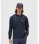 マンシングウェア MUNSINGWEAR ロゴ総柄プリント長袖ポロシャツ