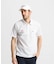 マンシングウェア MUNSINGWEAR ハウンドトゥース柄台衿付き半袖ポロシャツ