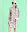 マンシングウェア MUNSINGWEAR マドラスチェック半袖ワンピース