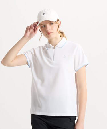 マンシングウェア MUNSINGWEAR Sunscreen NIR ドルマンスリーブ半袖ポロシャツ