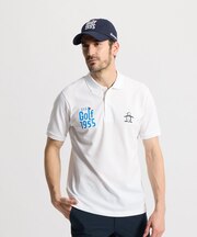 マンシングウェア MUNSINGWEAR マナード×Sunscreen NIR ベア鹿子半袖ポロシャツ