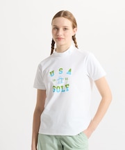 マンシングウェア MUNSINGWEAR Sunscreen NIR モックネック半袖シャツ
