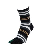 マンシングウェア MUNSINGWEAR ミドル丈5本指マルチボーダーソックス【交換・返品不可】