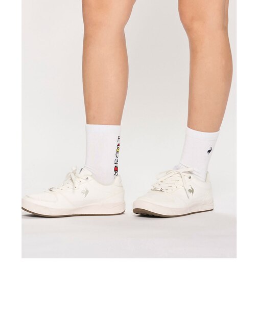 ルコックスポルティフ ゴルフ le coq sportif golf モンドリアン柄 レギュラー丈ソックス 【交換・返品不可】