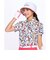 ルコックスポルティフ ゴルフ le coq sportif golf カラーブロック総柄半袖シャツ
