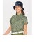 ルコックスポルティフ ゴルフ le coq sportif golf カラーブロック総柄半袖シャツ