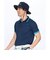 接触冷感 部分メッシュベーシックデザイン半袖ポロシャツ