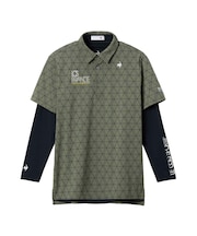 ルコックスポルティフ ゴルフ le coq sportif golf インナー付半袖シャツ