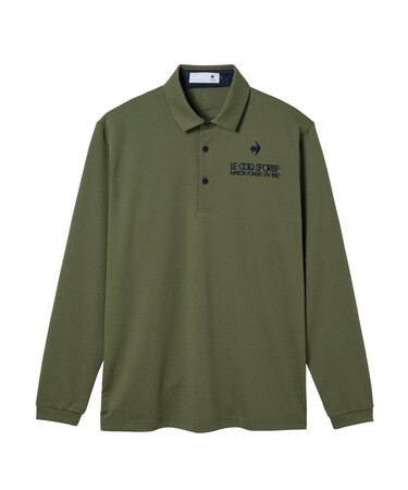 ルコックスポルティフ ゴルフ le coq sportif golf トライアングルジャガード長袖シャツ