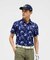 ルコックスポルティフ ゴルフ le coq sportif golf 小柄プリント半袖シャツ