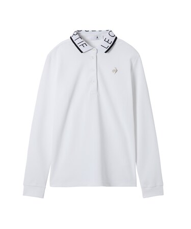 ルコックスポルティフ ゴルフ le coq sportif golf ロゴ襟長袖シャツ