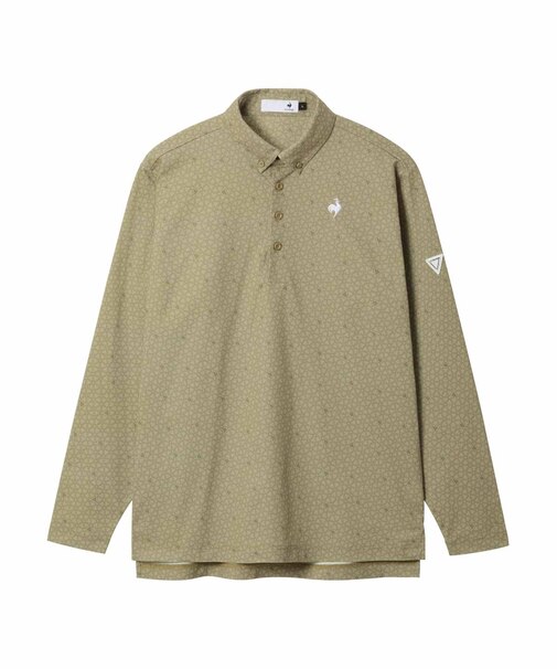 ルコックスポルティフ ゴルフ le coq sportif golf トライアングルプリント長袖シャツ