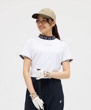 ルコックスポルティフ ゴルフ le coq sportif golf 【セミワイドシルエット】モックネック半袖シャツ