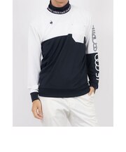 ルコックスポルティフ ゴルフ le coq sportif golf 襟ディタッチャブル2WAY長袖シャツ