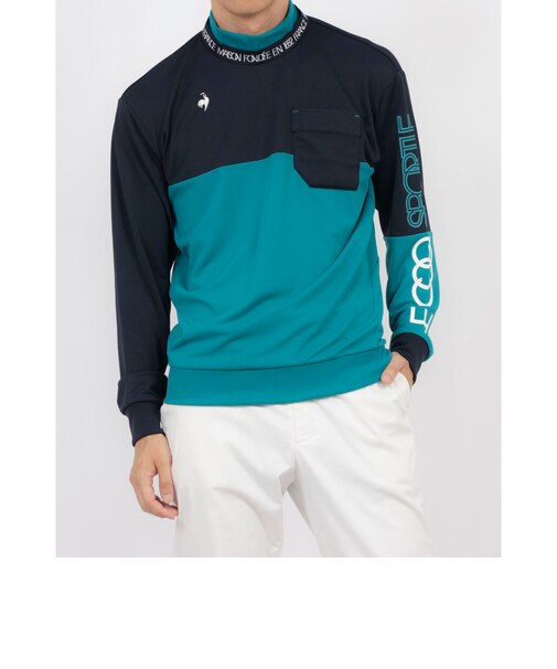ルコックスポルティフ ゴルフ le coq sportif golf 襟ディタッチャブル2WAY長袖シャツ