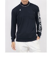 ルコックスポルティフ ゴルフ le coq sportif golf 襟ディタッチャブル2WAY長袖シャツ