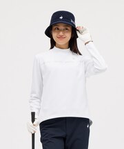 ルコックスポルティフ ゴルフ le coq sportif golf モックネック長袖シャツ