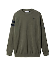 ルコックスポルティフ ゴルフ le coq sportif golf モザイク柄ジャガードセーター