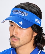 ルコックスポルティフ ゴルフ le coq sportif golf 定番ロゴサンバイザー