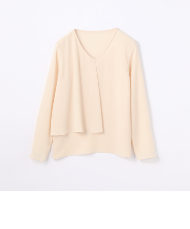 シアーツイル Vネックブラウス