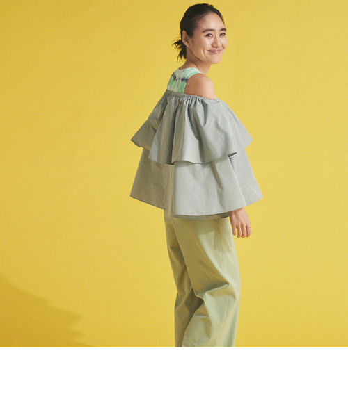 別注】金子綾×TOMORROWLAND ポリエステルシルクタフタ チュチュ 別注】金子綾×TOMORROWLAND ポリエステルシルクタフタ チュチュ
