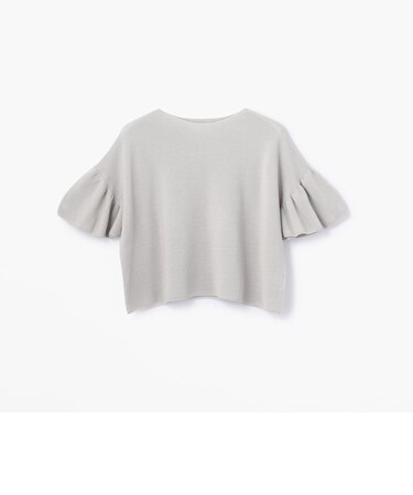 ペーパーポリエステル ギャザースリーブプルオーバー