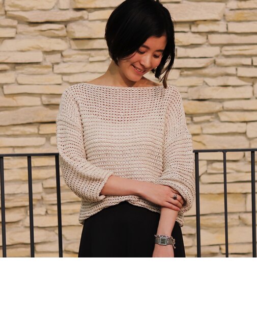 コットン ハーフスリーブプルオーバー