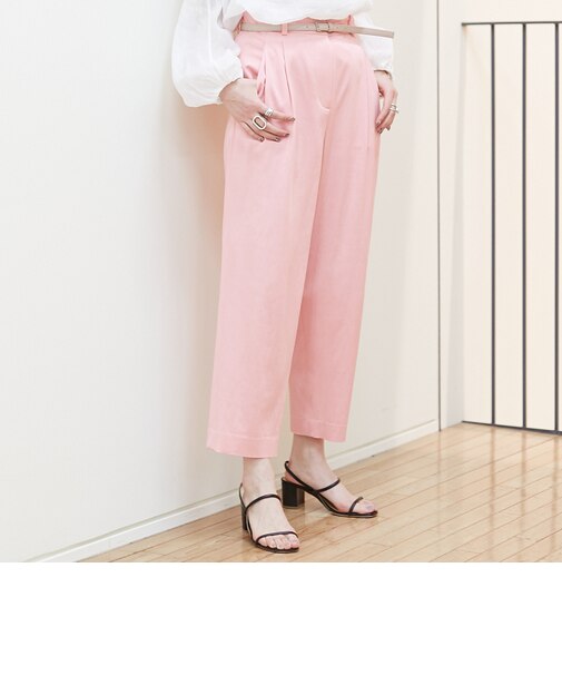 ブライトストレッチ フロントタックパンツ