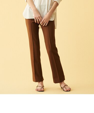 クリアダブルクロス バックスリットパンツ