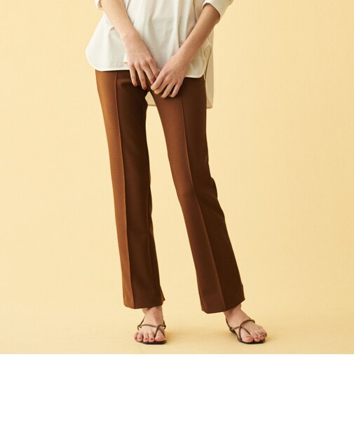 クリアダブルクロス バックスリットパンツ